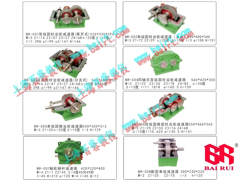 BR-C型大型全鋁製－裝拆實(shí)驗(yàn)用減速器模型