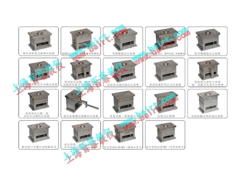 BR-M05A塑料成型工藝與模具設(shè)計(jì)拆裝模型(全鋁製)